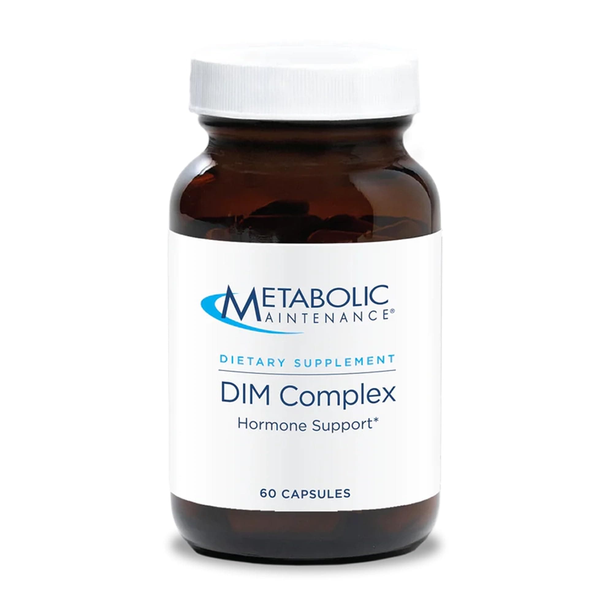Metabolic Maintenance DIM Complete - 100mg Diindolylmethane Supplement with Vitamin E, B12 + Active Folate (60 Capsules)