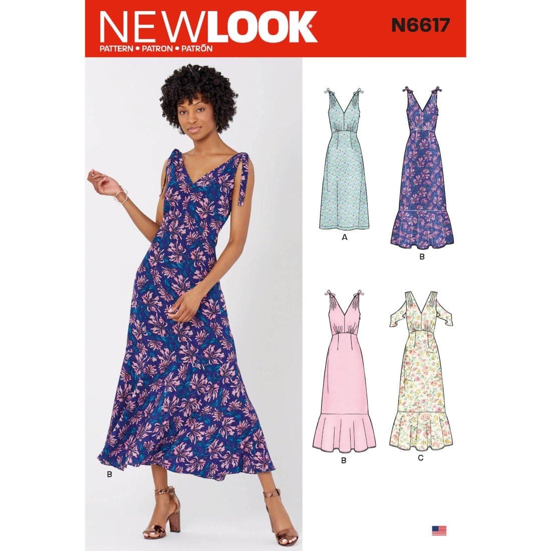 Sewing Pattern N6617 - Misses' Dresses, Size: A (10-12-14-16-18-20-22)