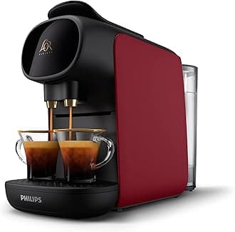 – Philips L'OR BARISTA Sublime Coffee Capsule Machine by Philips, for Double or Single Capsule, Red (LM9012/50)