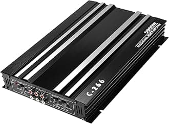 Pepisky 4-Channel Car o Amplifier 5800W High-Power Amp 12.0V Ultra-Thin Four-Way Power Amplifier Class AB