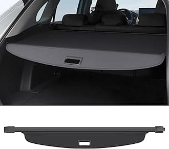 Bercicci Cargo Cover Compatible with Jeep Grand Cherokee 2022-2025 2026 (2 Row; WL) Accessories Canvas Texture Retractable Trunk Cover Security Shield Luggage Privacy (Canvas)