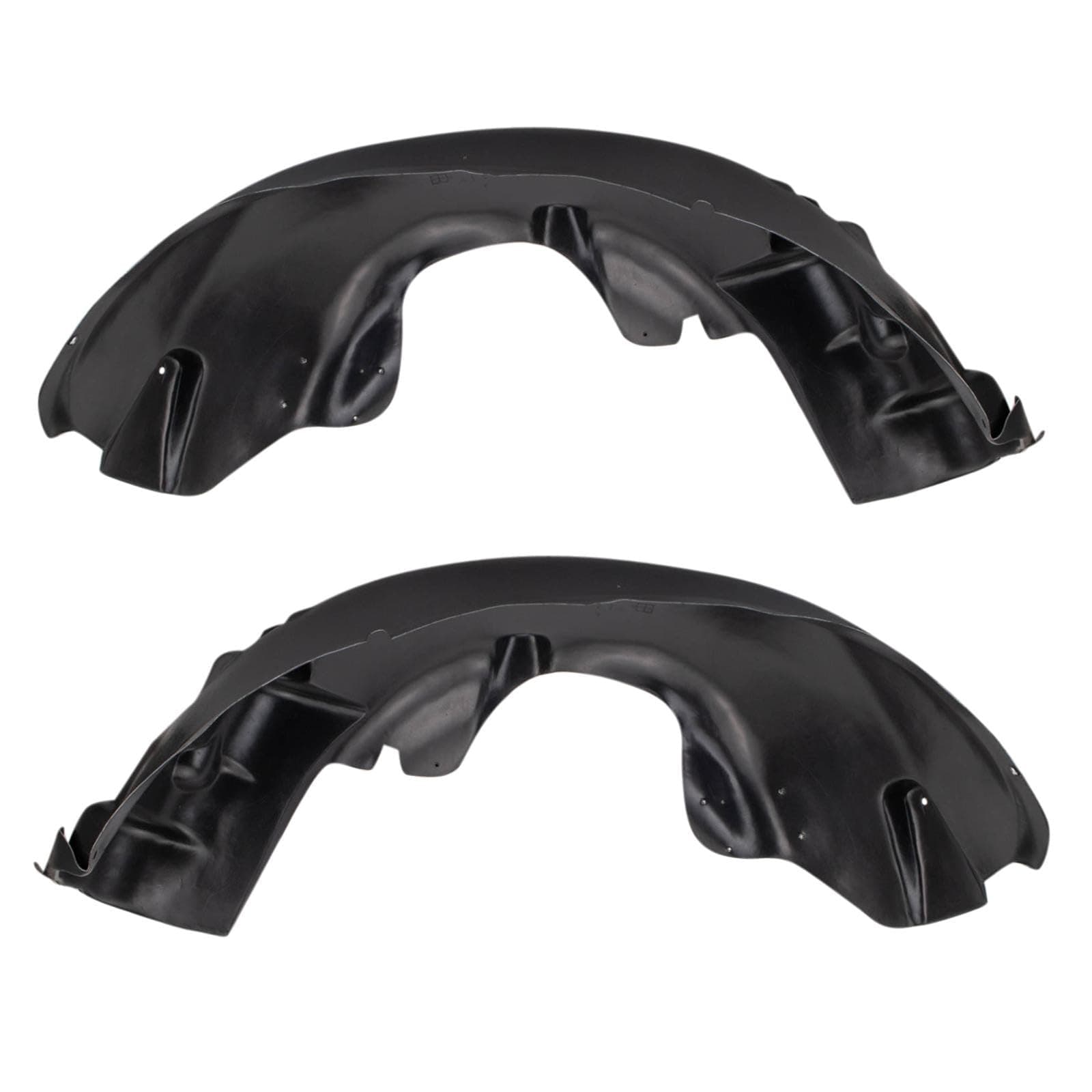 TRQ Inner Fender Liner Set Compatible with 2007-2009 Chrysler Aspen Dodge Durango CH1248135 CH1249135