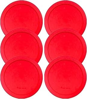 Wood Grip Lids for Pyrex and Anchor Round Glass Containers 4-Cups