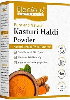 Kasturi Haldi Powder for Natural Finish face (100 grams) | Wild turmeric powder for glowing skin | Kasturi Manjal for All Skin types| 100% Natural, Chemical-free, Perseverative-free
