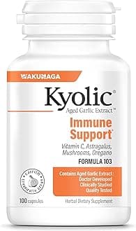 Kyolic Aged Garlic Extract Formula 103 Immune Formula, 100 Capsules