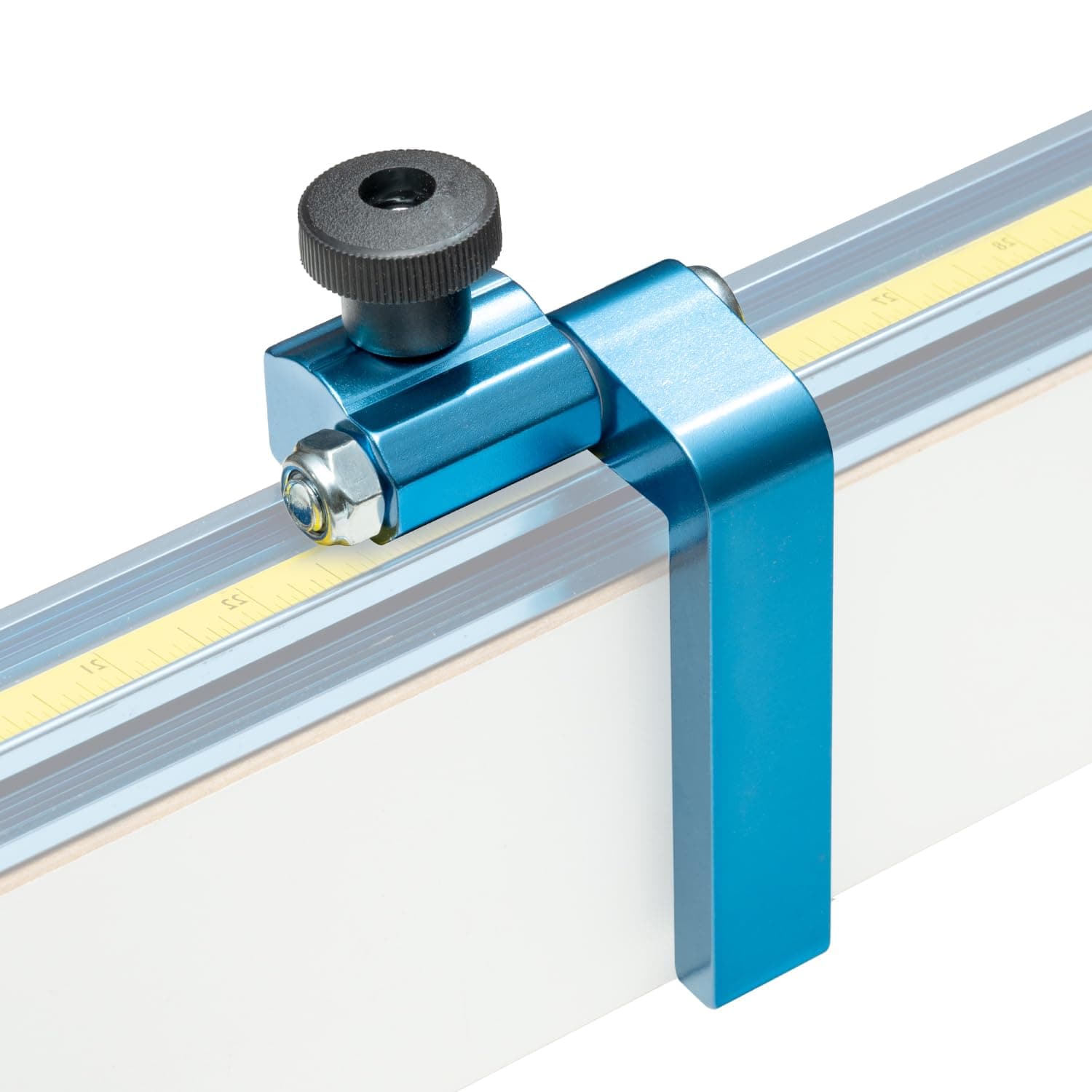 POWERTEC 3" Fence Flip Stop for Table Saw, Miter Saw, and Drill Press, T Track Accessories for Woodworking, 1PK (71367V)