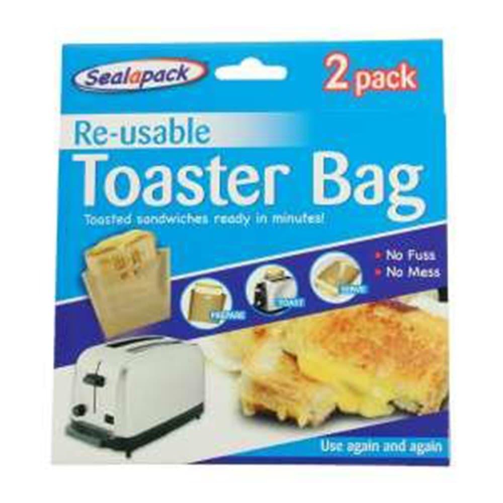 2 x Reusable Toaster Bag Toasted Sandwiches