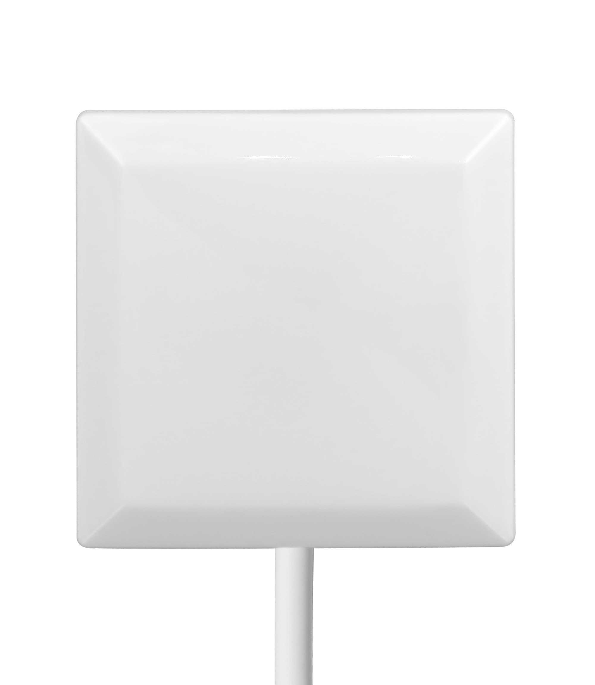 Clingless Curtain Keeper, Square White, Solves Billowing Shower Curtain Liner