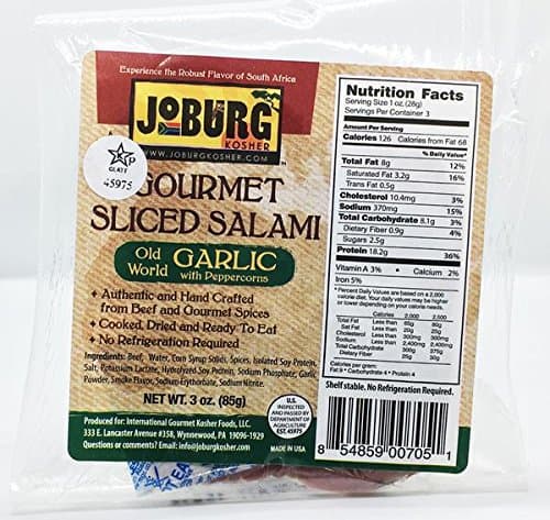 Gourmet Sliced Salami (Old World Garlic)