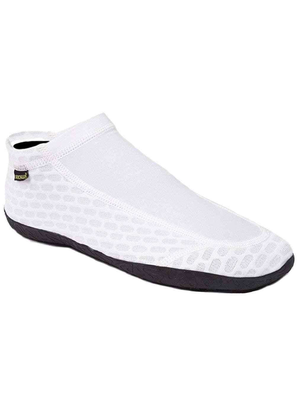 X8- Breathable, Barefoot/Minimal Shoe (W7/M6, White)