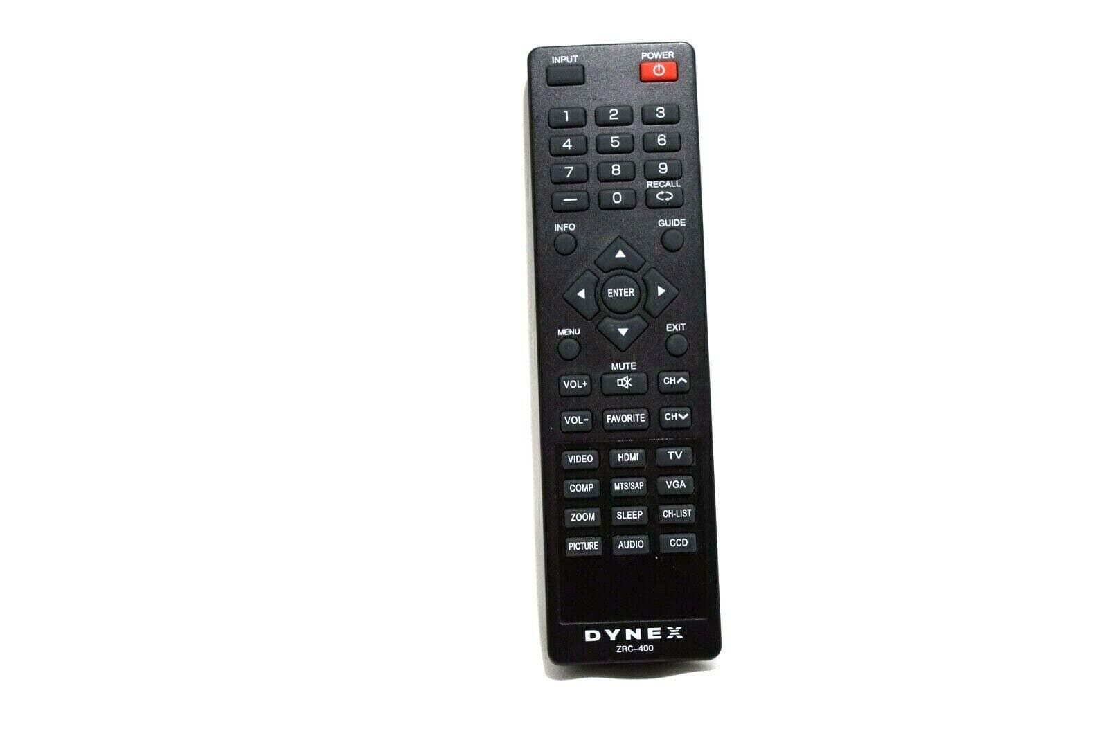 Dynex ZRC-400 Remote Control for Television