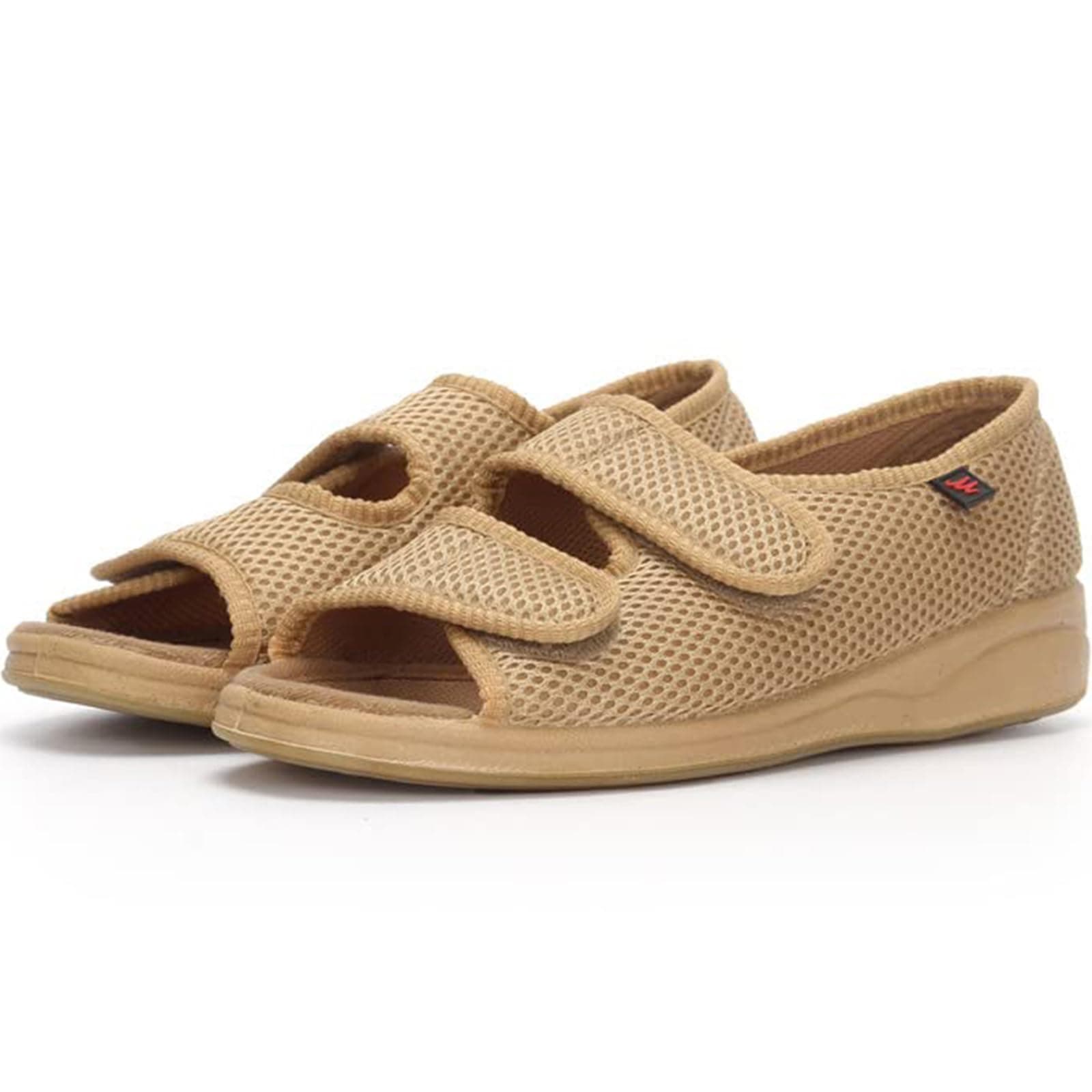 Women's Diabetic Sandals Arthritis Edema Slippers Open Toe Adjustable Extra Wide Width Shoes for Swollen Feet Arthritis Elderly