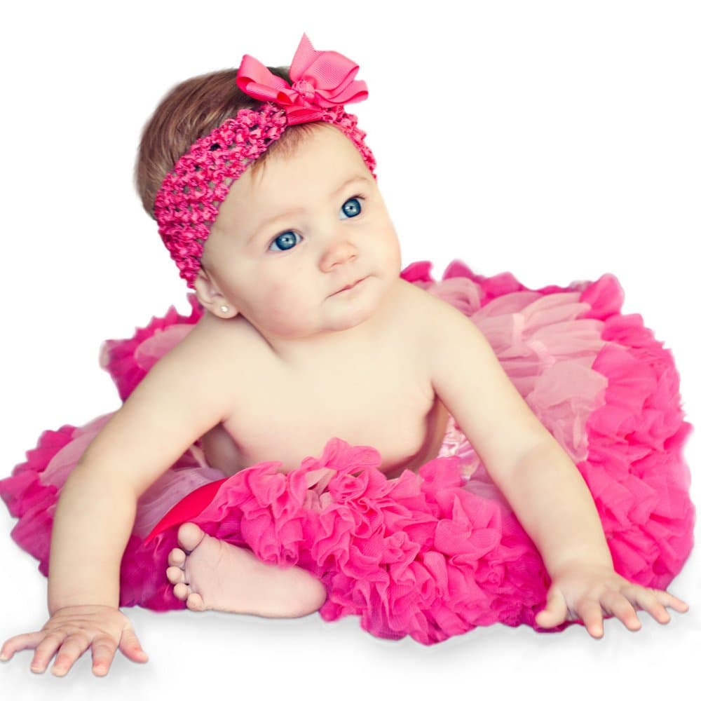 EXTRA FLUFFY Pink and Hot Pink Tutu (18-36 months)