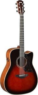 A-Series A3M Acoustic-Electric Guitar with Soft Case, Tobacco Sunburst