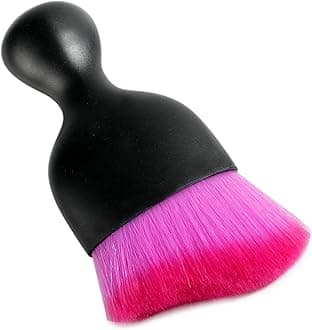 AOCISKA Car Interior Detailing Brush,Soft Bristle Cleaning Brush Car Detailing Brush Dusting Brush,Car Interior Cleaning Tool,Auto Detail Brush Car Dash Duster Brush (Black&Double Purple)