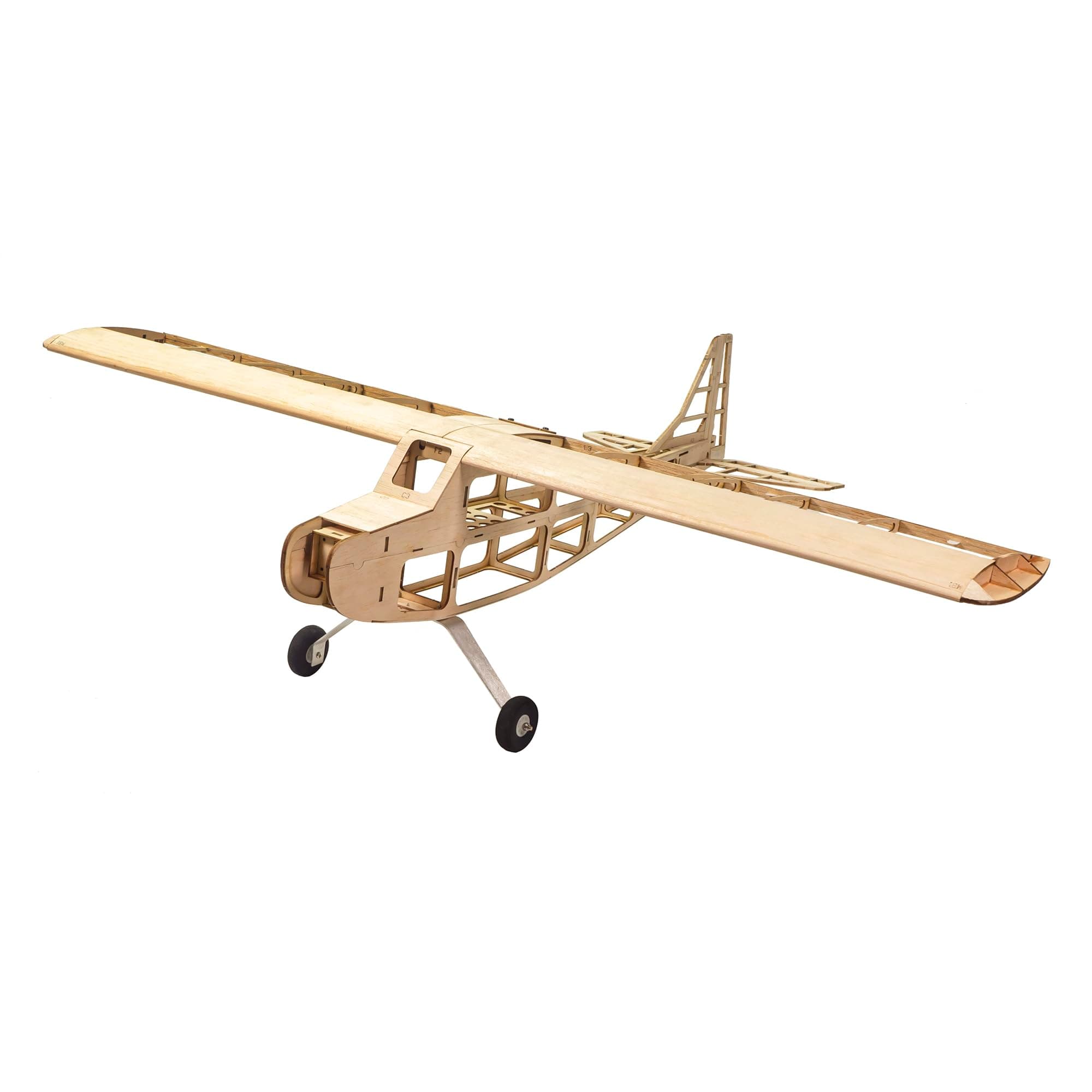 Balsa Wood Airplane Kits T05 Vogee-08 Training Plane, 32" Wingspan Laser Cut Unassembled RC Flying Model Aircraft to Build for Adults (KIT+Motor+ESC+Servo+Prop+Flim Pack)