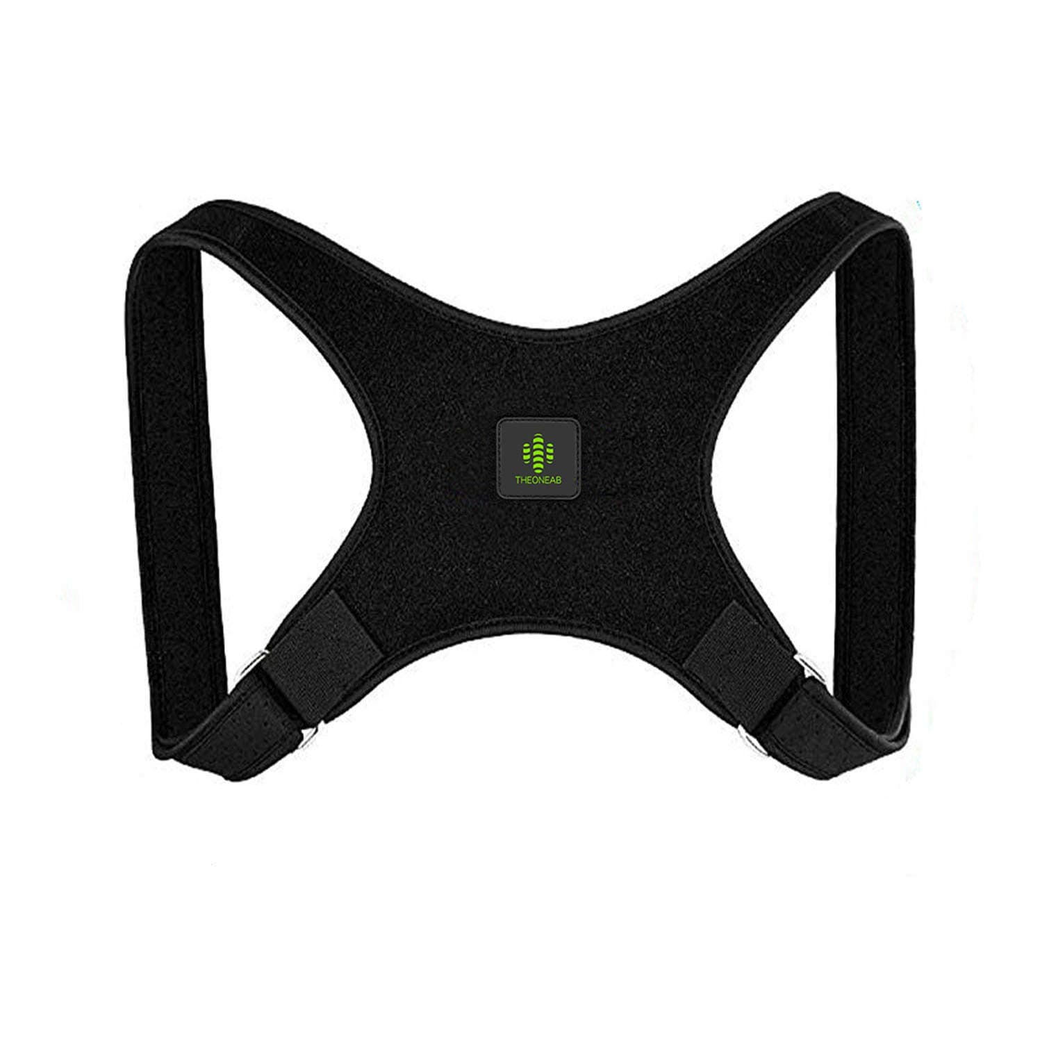 THEONEAB Posture Corrector for Women & Men | Comfortable Upper Back Brace | Posture Support | Kyphosis Brace | Posture Brace | Adjustable Posture Correct Brace (L)