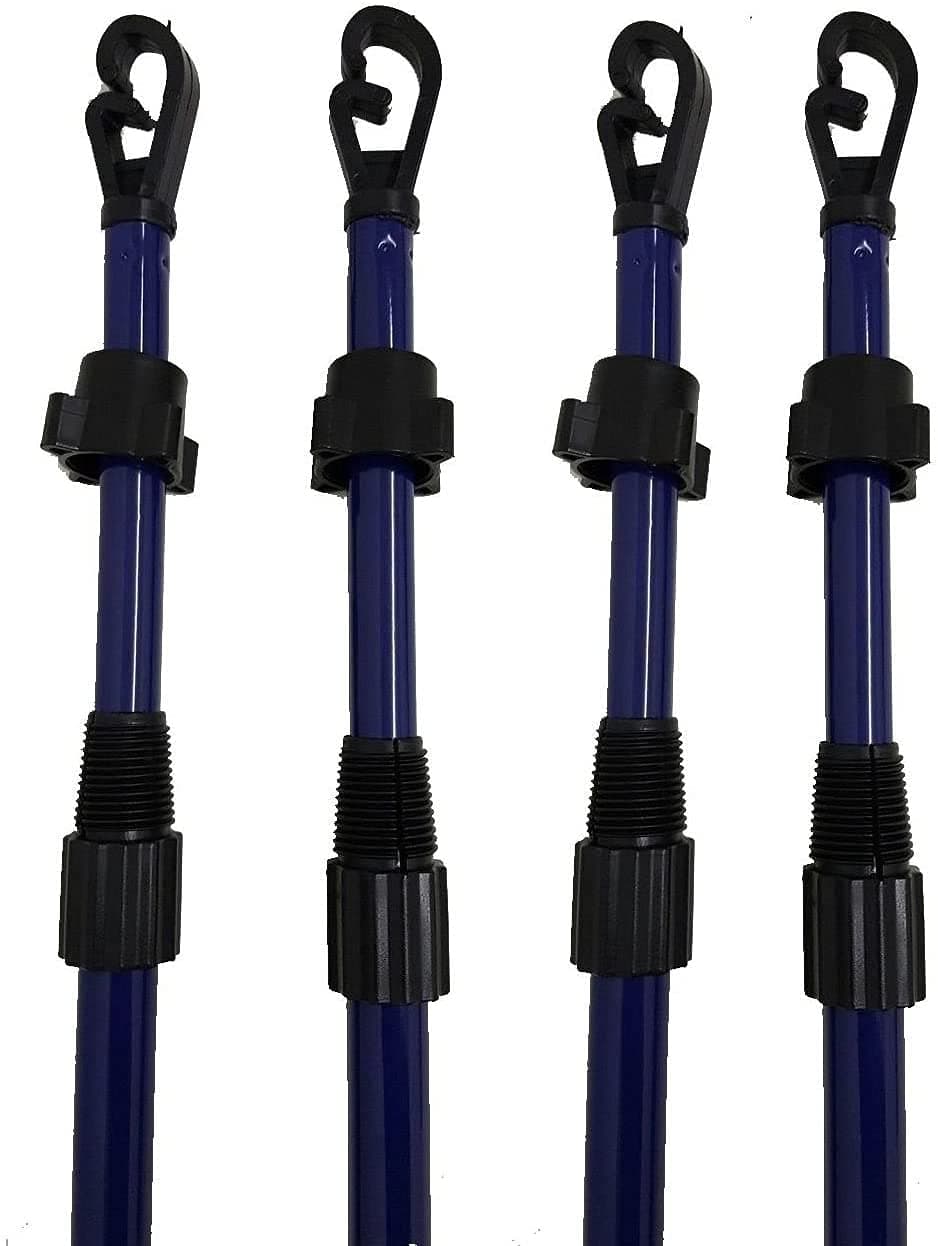 Easy Shopping® 2.6 Meter/8.5ft Heavy Duty Washing Line Prop Telescopic Home Garden Pole Clothing Laundry Support (4)