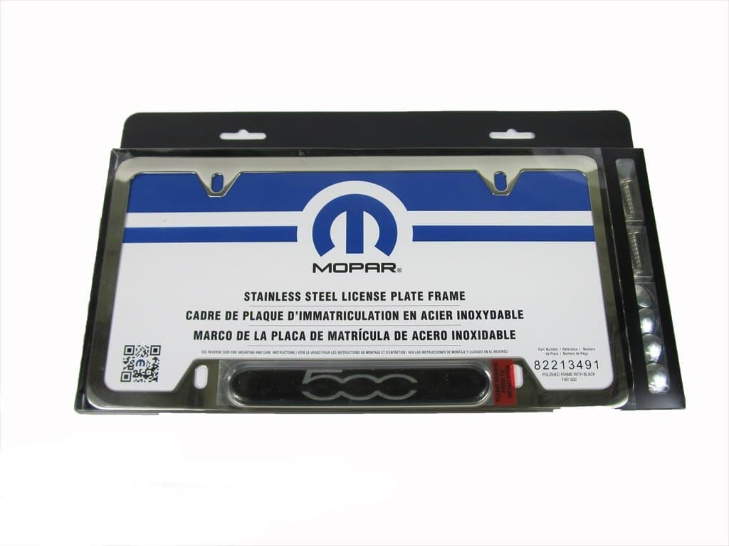 Fiat Genuine (82213491) License Plate Frame