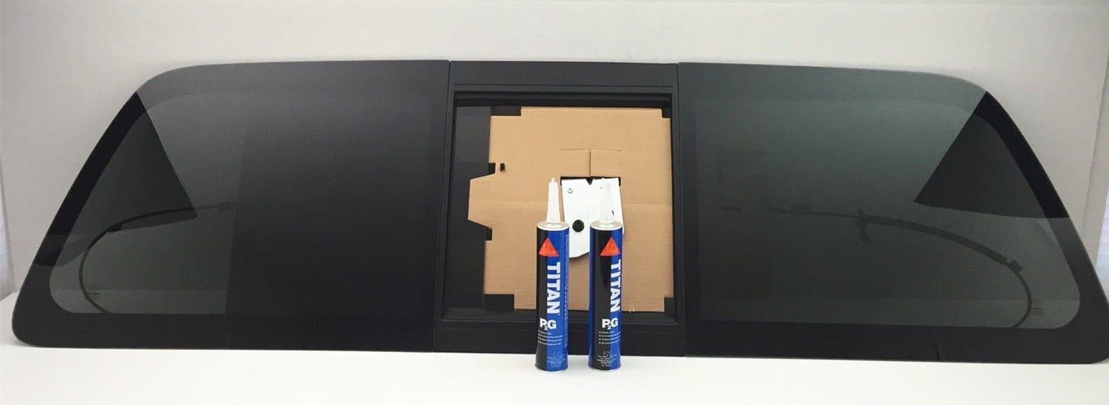 OEM Sliding Back Window Rear Power Slider Glass Compatible with Ford F-Series Pickup F250 / F350 / F450 / F550 / F650 / F750 2009-2016 Models