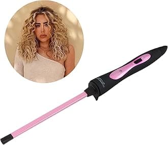 CHOPSTICK STYLER Heroine Curling Wand, 10mm Super Skinny Rectangular Ceramic Barrel for Tight Long Lasting Chopstick Curls for Long & Short Hair with Heat Glove