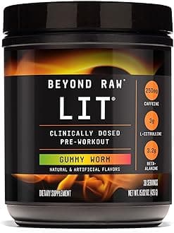 Beyond Raw LIT - Gummy Worm, NET WT 14.56 oz (412.8G)