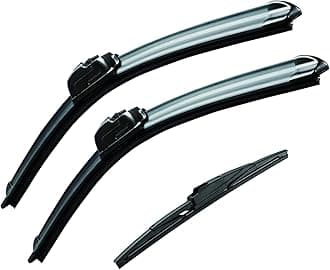 MOTIUM Premium All-Season Windshield Wiper Blades,fit for Buick Enclave 2018-2020,Chevrolet Traverse 2018-2020, 2 front and 1 rear (pack of 3) (24"+20"+10" 2 front and 1 rear)