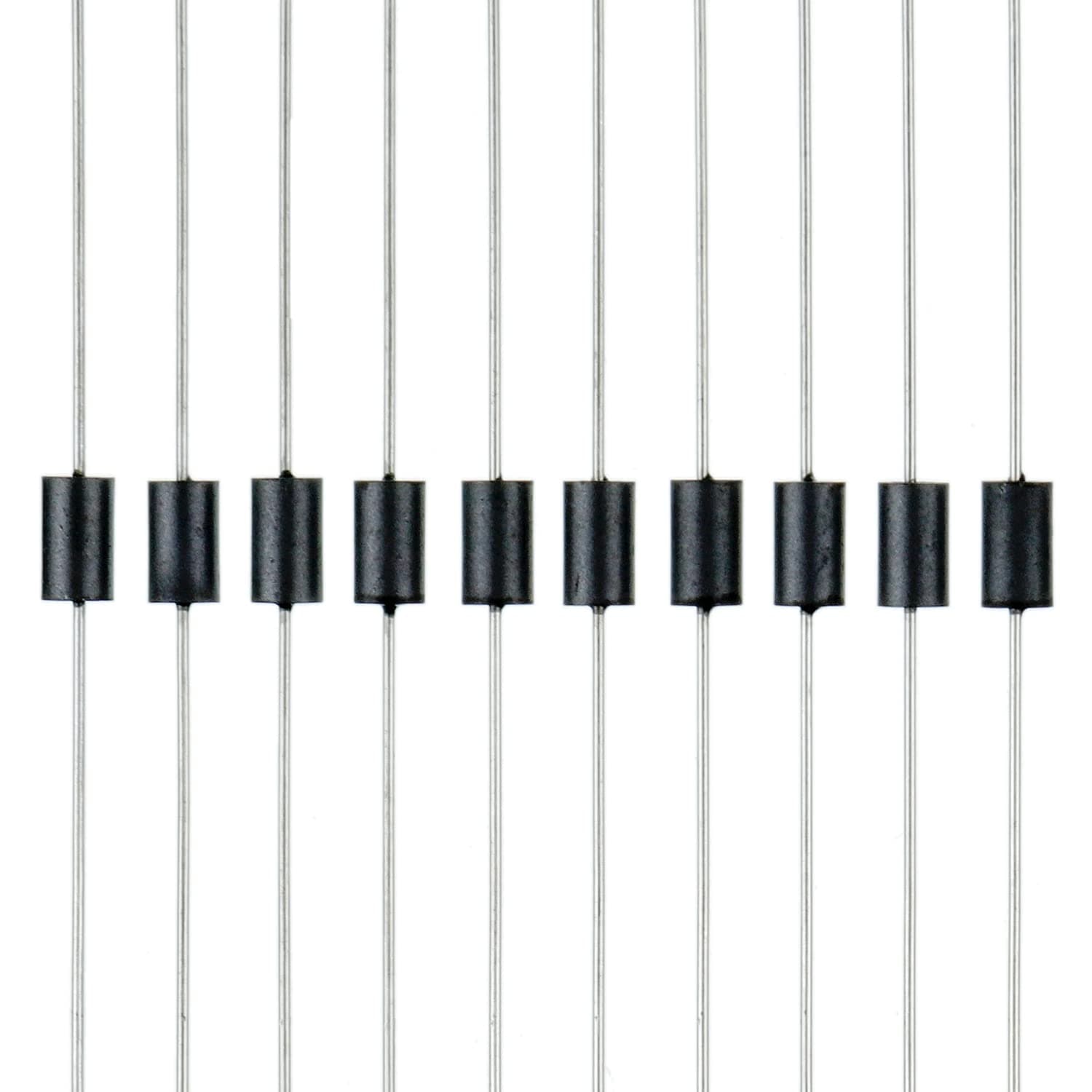 BOJACK 100 Pcs 3.5mm x 6mm x 0.8mm Axial Lead Ferrite Beads Inductors