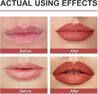 Set of 3 removable lip liners, peelable lip liner pencil, long lasting matte lip tint