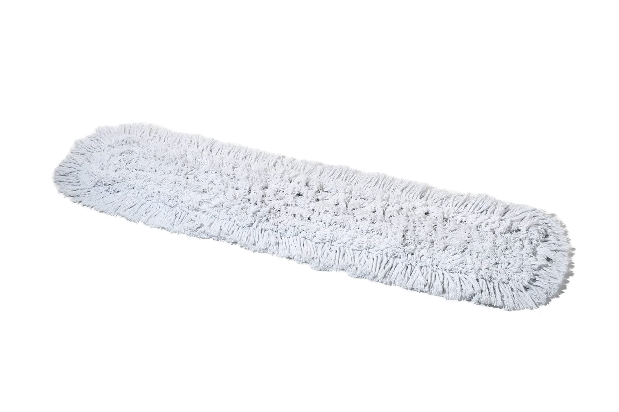 48 Inch Commercial Dust Mop Replacement Head – Reusable Cotton Dust Mop Refill for Floor Cleaning and Janitorial Use
