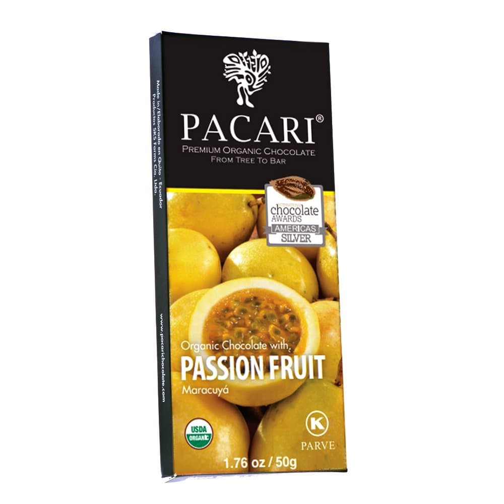 Passion Fruit Organic Chocolate Bar
