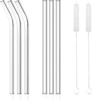 Reusable Glass Straws