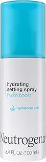 Hydro Boost Hydrating Makeup Setting Spray with Hyaluronic Acid, Longwear Makeup Setting Facial Mist for Smooth, Glowing, Dewy Skin, Non-Comedogenic & Hypoallergenic, 3.4 fl. oz
