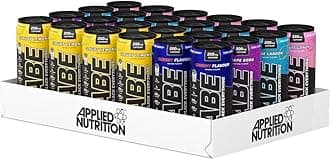ABE Pre Workout Cans - All Black Everything Energy + Performance Drink, ABE Carbonated Beverage Sugar Free with Caffeine (Pack of 24 Cans x 330ml) (Mix & Match)