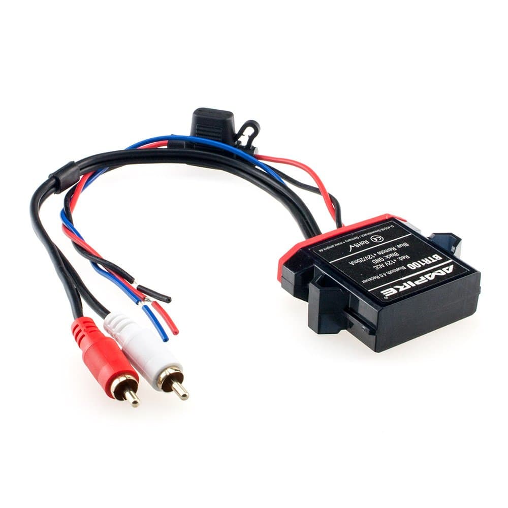 AMPIRE BTR100 universal Bluetooth adapter for music streaming with Auto-remote (waterproof) perfect for Car / Auto / Home Hi-Fi / Boat / Marine