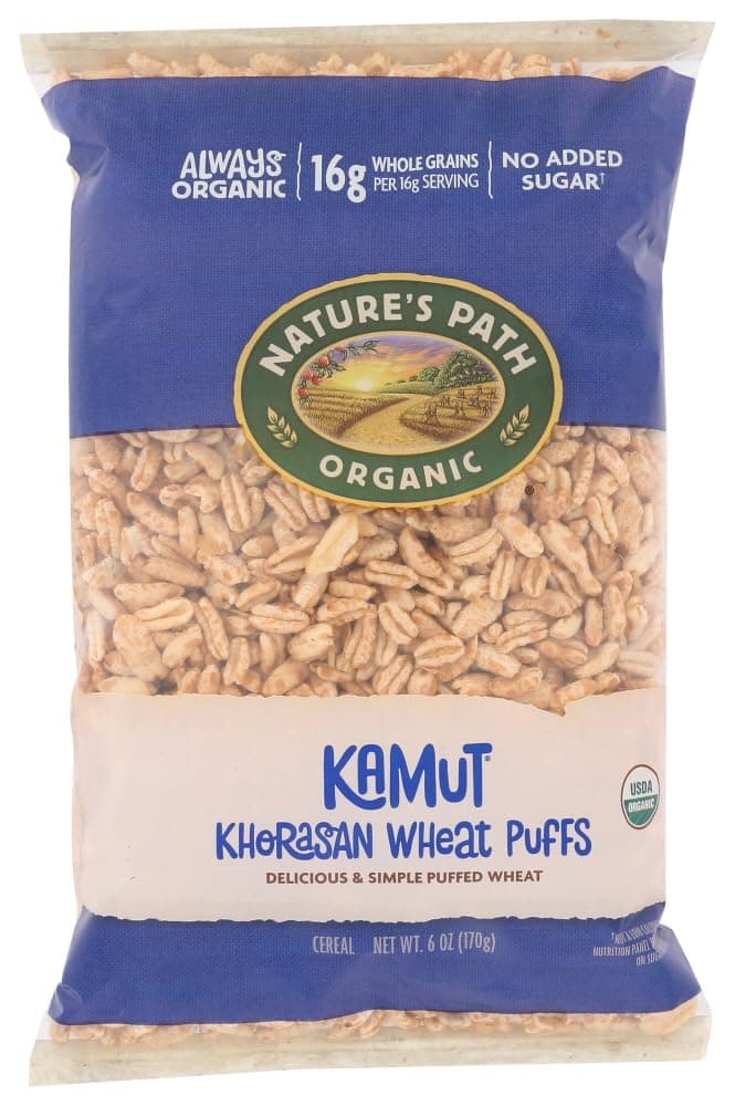 Nature's Path Organic Khorasan Wheat Puffs Cereal, 6 oz (170 g)