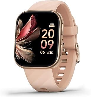 FITVII Health & Fitness Tracker (Answer/Make Calls), Smart Watch with 24/7 Heart Rate and Blood Pressure, Sleep Tracking, Blood Oxygen Monitor, 120+ Sport Mode Activity Tracker for Women Men