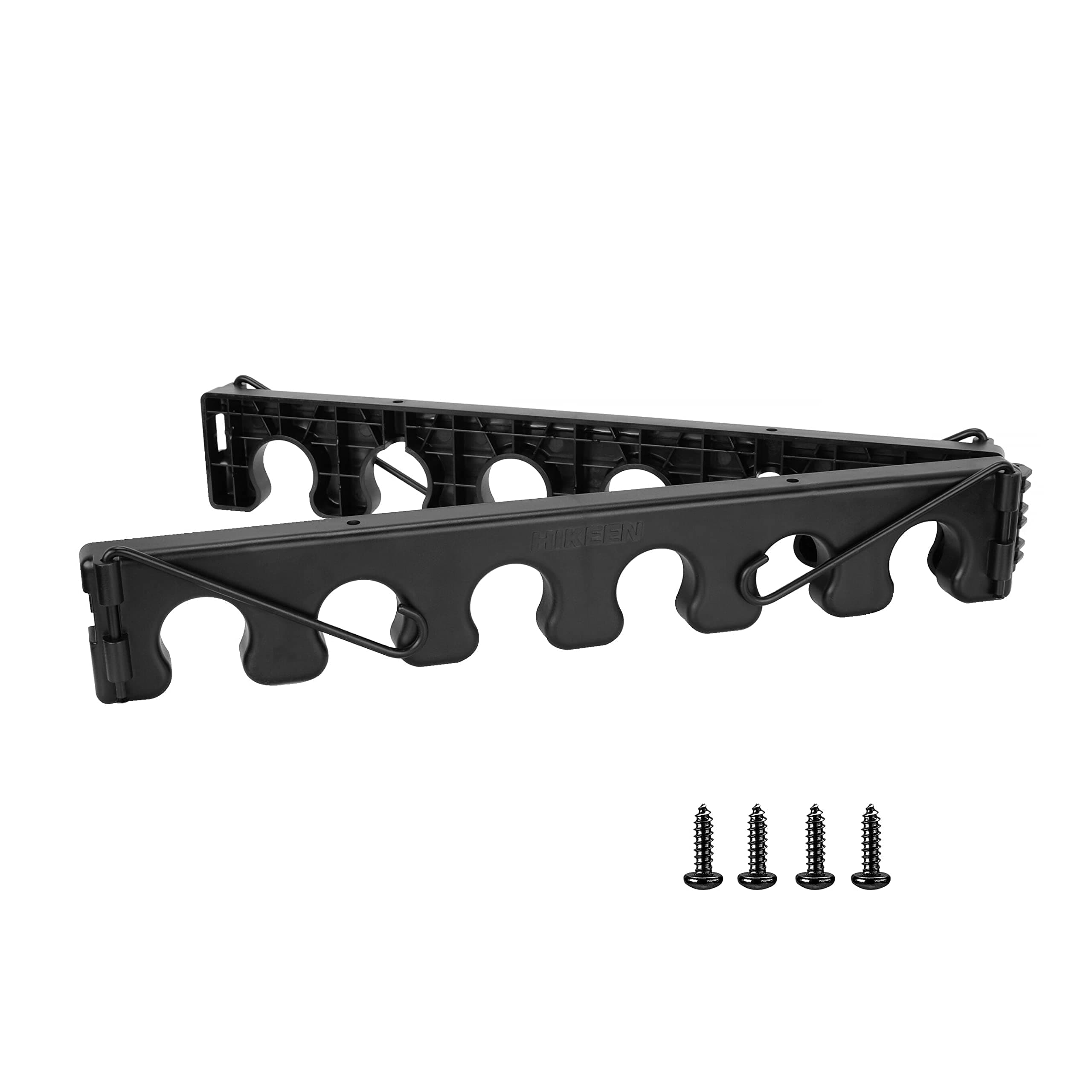 Hikeen Baseball Bat Rack Dugout Organizer Bat Holder for Storage 12 Bats, Foldable