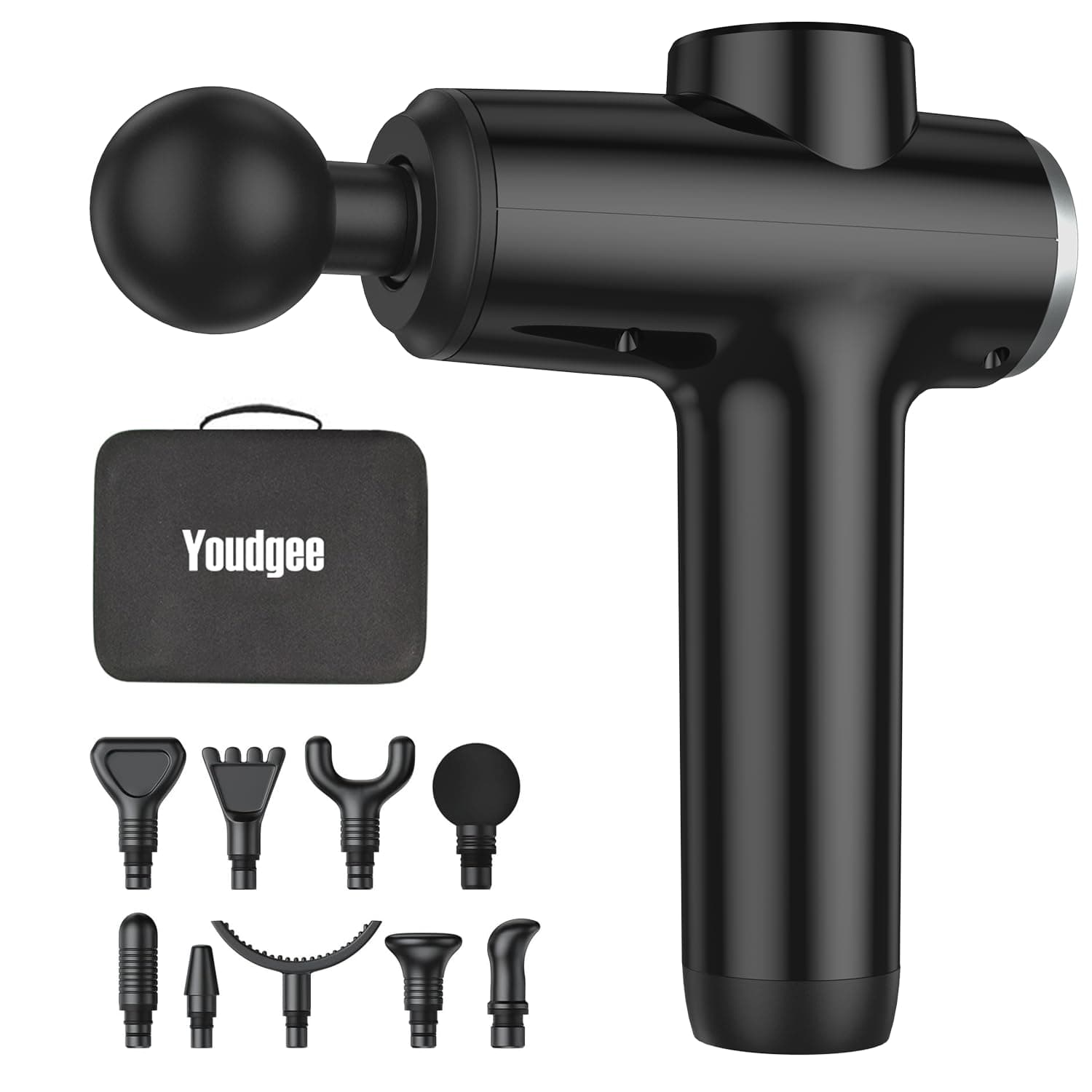 Massage Gun Deep Tissue for Back, Neck, Shoulder, Leg Pain Relief – Percussion Massage Gun for Athletes 30 Speed Levels Massager Tool