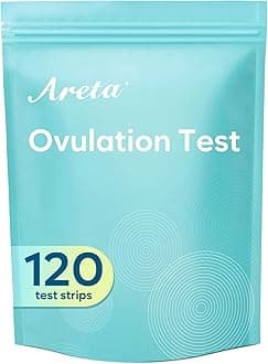 Areta 120 Ovulation Test Strips Kit: Accurate & Reliable for Women | Fast & Convenient Fertility Tracking | High Accuracy Ovulation Test Kit