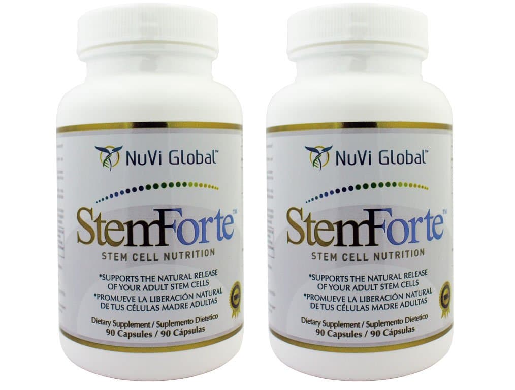 Plus Stem Cell Nutritional Supplements for Men, Women - Two Bottles - Advanced Stem Cell and Telomere Activity Support - Promotes Natural Release of Stem Cell, Increase Energy, Focus, Mood