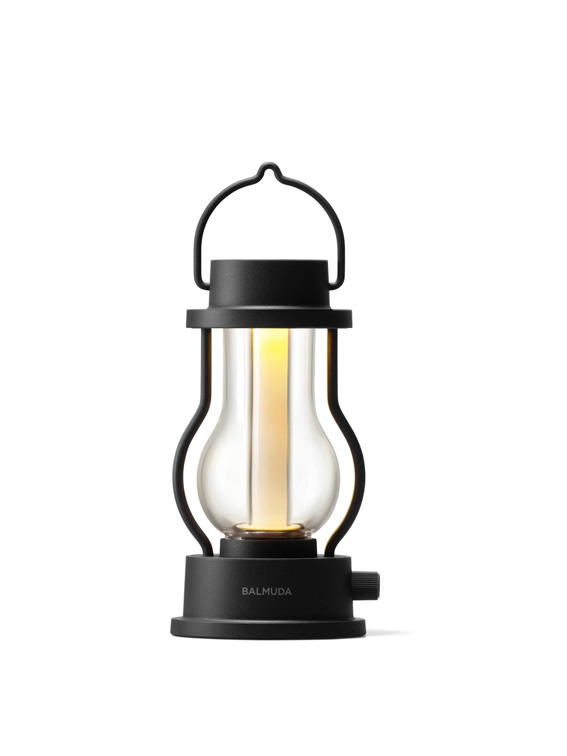 The Lantern | Rechargeable LED Lantern | 3 Light Modes: Candle, Amber, & Warm White | Battery Operated | Lightweight | Water-Resistant | US Version | Black​