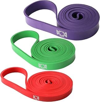 KK Resistance Bands, Pull Up Resistance Bands For Men & Women, Fitness Exercise Bands, Pull Up & Stretch Resistance Workout Bands In A Variety Of Strengths