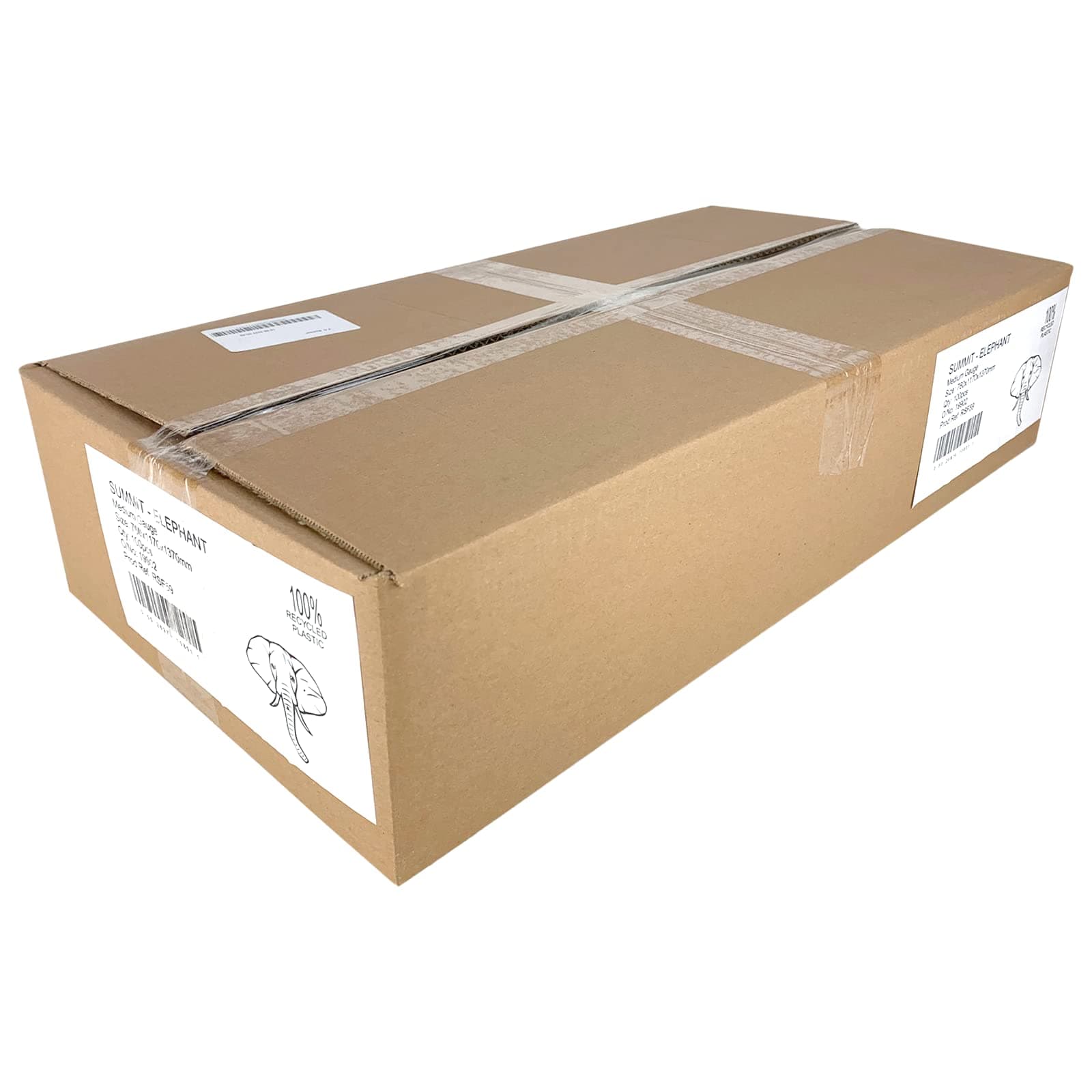 Clear Wheelie Bin Bags 100 Bags