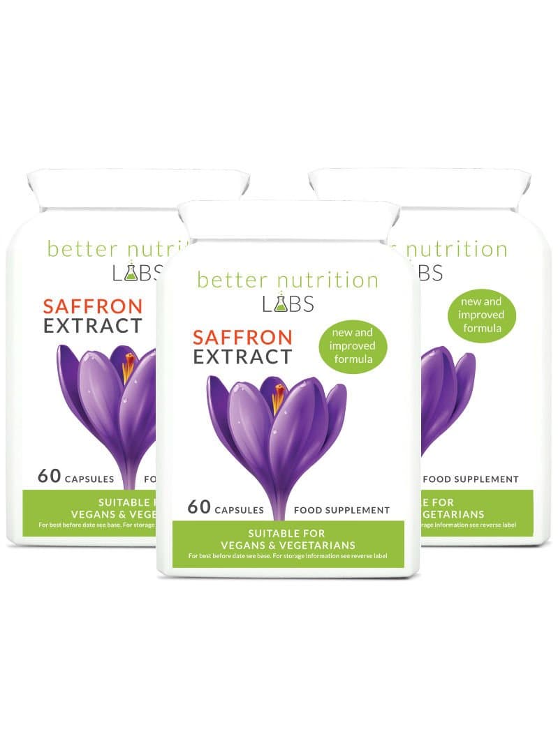 Saffron Extract - 3 Month Supply Supplement by Better Nutrition Labs - 180 Capsules