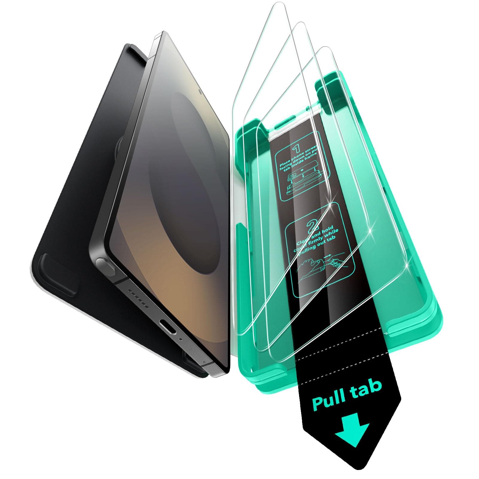 3 Pack for Samsung Galaxy S25 Ultra Screen Protector, 9H+ Hardness HD Tempered Glass with Easy Installation, Auto Dust-Elimination Tool for Galaxy S25 Ultra [6.9”], Case Friendly | 9H+ Hardness, HD Tempered Glass, Easy Installation, [6.9"], Case Friendly