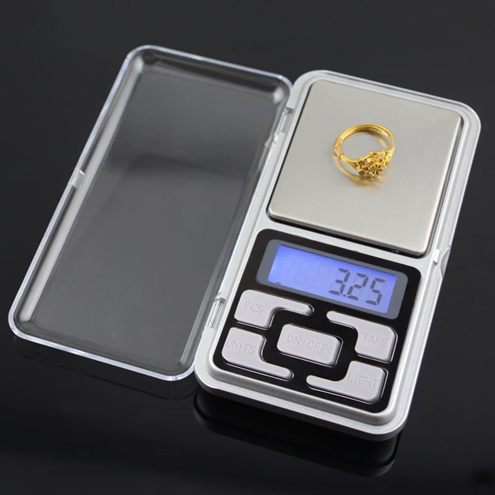 Mini Digital Scale - Pocket Scale 0.01g - 200 gram x 0.01gram Precision Mini Digital Scale Portable Jewelry Scale Balance Weight Electronic Scale for Diamond Gold Herb - Dgital Milligram Scale