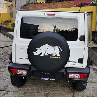 Car Spare Wheel Cover, for Suzuki Jimny Jb64 Sierra Jb74 2019 2020 2021 2022 2023 Waterproof, Dustproof, ABS Elastic Wheel Cover, Exterior Decoration Accessories