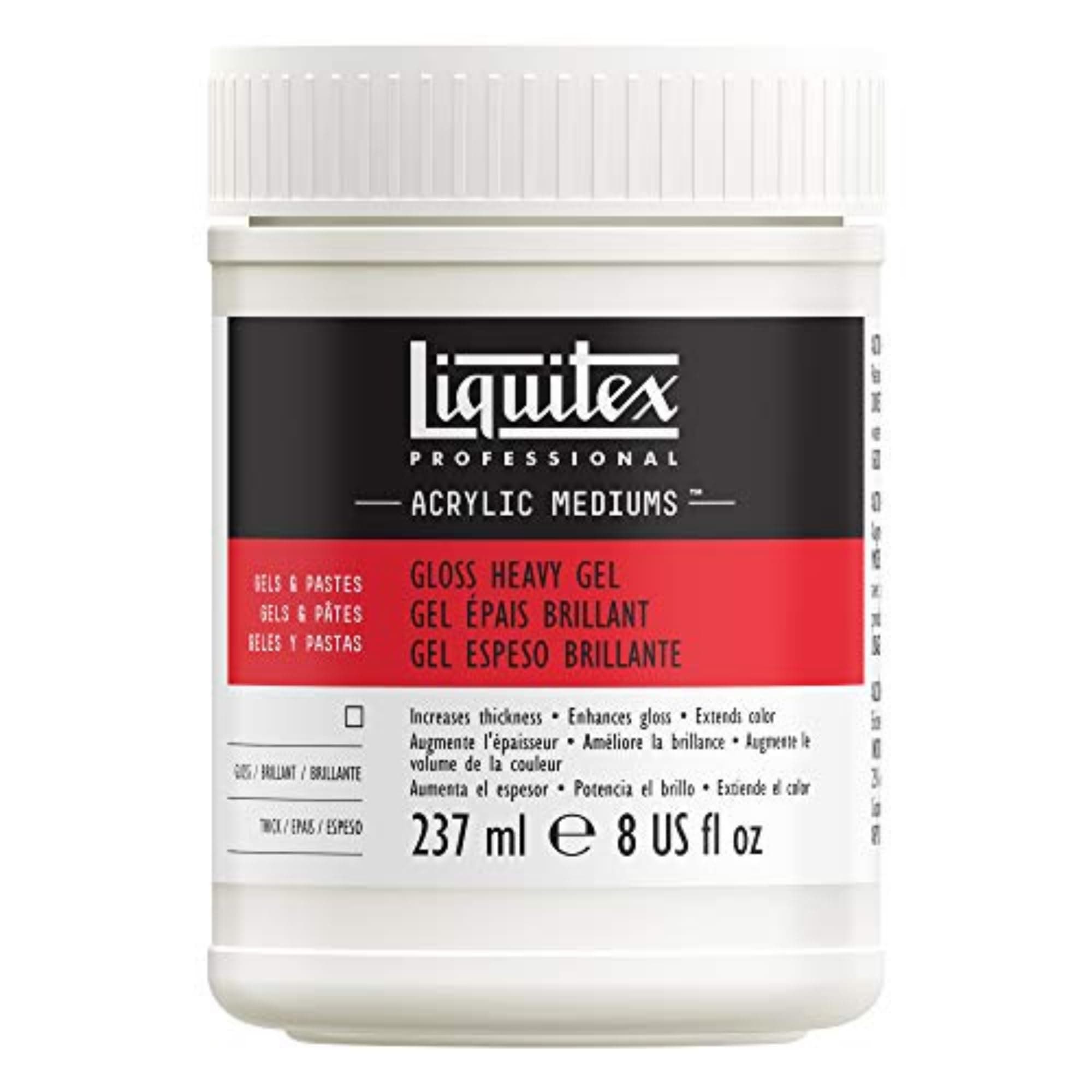 Liquitex Professional Gloss Heavy Gel Medium, 237 ml