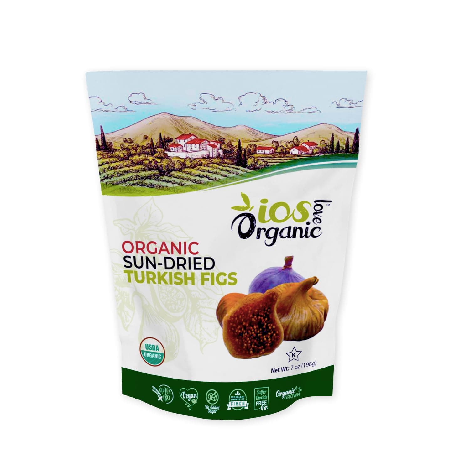 IOS Love Organic Sun-Dried Turkish Figs